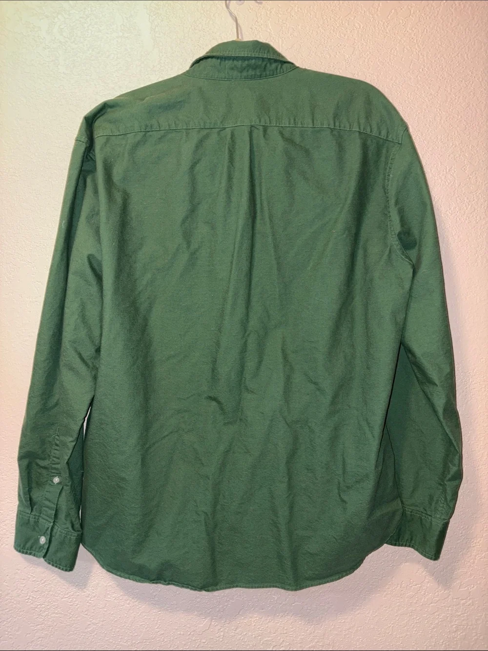 J. Crew Flex Oxford Men's XXL Slim Fit Green Button Down Shirt
